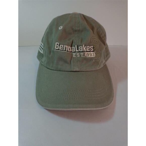 Genoa Lakes Ahead Hat Cap Adjustable Classic Cut -0313T22 - Picture 1 of 3